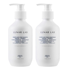 Подарки для неё Lunar Laboratory Кондиционер для волос Smooth anti-frizz и Шампунь Smoth Anti-Frizz