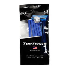Станок для бритья TOPTECH Одноразовый станок, с 2 лезвиями 5.0