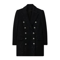 Шерстяное пальто Balmain