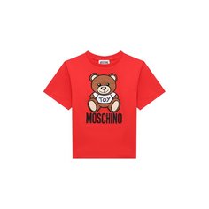 Хлопковая футболка Moschino