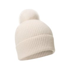 Кашемировая шапка с мехом Yves Salomon Enfant