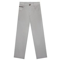 Брюки из хлопка и льна Brunello Cucinelli