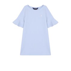 Хлопковое мини-платье А-силуэта Polo Ralph Lauren