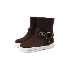 Замшевые ботинки Dolce & Gabbana
