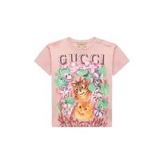 Хлопковая футболка Gucci