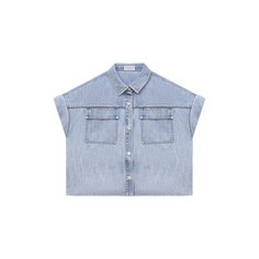 Джинсовая блузка Brunello Cucinelli