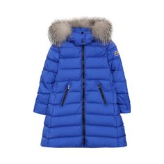 Пуховое пальто с капюшоном Moncler Enfant