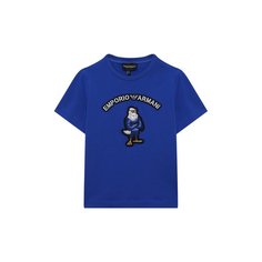 Хлопковая футболка Emporio Armani