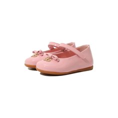 Кожаные балетки Dolce & Gabbana