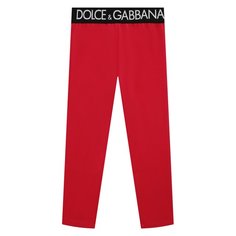 Хлопковые леггинсы Dolce & Gabbana