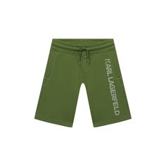 Хлопковые шорты Karl Lagerfeld Kids