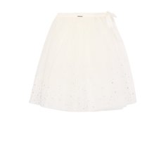 Многослойная юбка со стразами и бантом Twinset