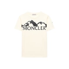 Хлопковая футболка Moncler