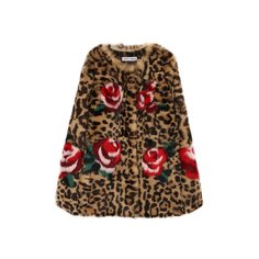 Укороченная шуба из меха кролика Dolce & Gabbana