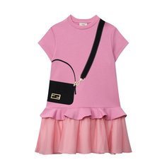 Хлопковое платье Fendi