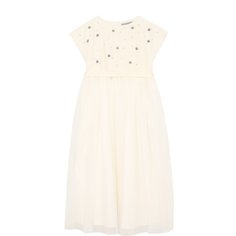 Платье с завышенной талией и декором Il Gufo