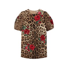Хлопковое мини-платье Dolce & Gabbana