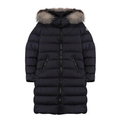 Пуховое пальто с капюшоном Moncler Enfant