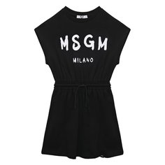 Хлопковое платье MSGM kids