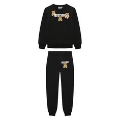 Костюм из свитшота и брюк Moschino