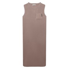 Хлопковое платье Brunello Cucinelli