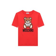 Хлопковая футболка Moschino