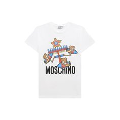 Хлопковая футболка Moschino