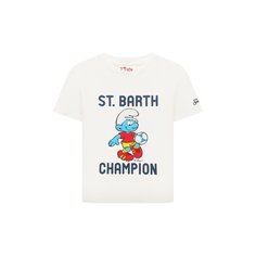 Хлопковая футболка MC2 Saint Barth