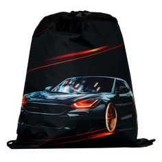 Мешок для обуви с карманом 420 х 340 мм, calligrata мсо-7с, (мягкий полиэстер, плотность 210d),