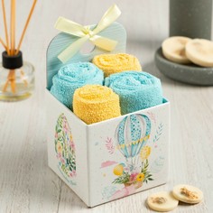 Набор декоративных махровых салфеток Этель