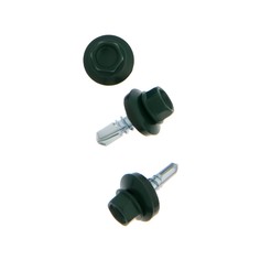 Саморезы кровельные haupt, 5.5х19 ral6005, зеленый мох 250 шт NO Brand