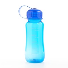 Бутылка для воды, 550 мл, 19 х 7 см, синий NO Brand