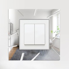 Декор настенный, наклейка на выключатель из акрила, 15 х 15 см NO Brand