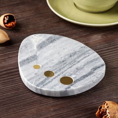 Подставка для горячего magistro marble, 13×10 см, из мрамора