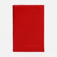 Обложка для автодокументов, отдел для паспорта, цвет красный NO Brand