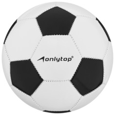Мяч футбольный размер 3, 200 г, 32 панели, 3 подслоя, pvc, машинная сшивка Onlytop