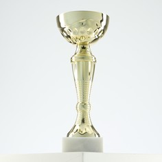 Кубок 150с, наградная фигура, золото, подставка камень, 17,3 х 7 х 5 см. Командор