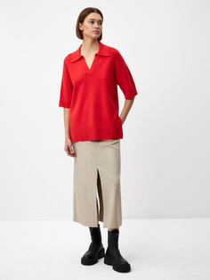 Юбка миди с разрезами