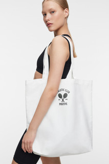 сумка женская Сумка-мешок хлопковая спортивная с принтом-надписью Befree