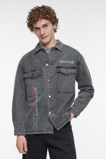 Рубашка джинсовая прямая с нагрудными карманами Befree