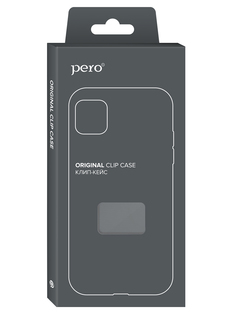 Клип-кейс PERO силикон для Samsung A03S прозрачный усиленный ПЕРО