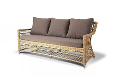 Диван из искусственного ротанга Гранд Латте 4sis