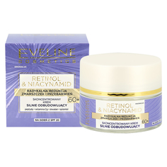 Крем для лица EVELINE RETINOL &amp; NIACYNAMID дневной с ретинолом и нициамидами 60+ антивозрастной 50 мл