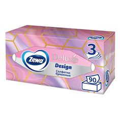 Салфетки бумажные ZEWA DELUXE 90 шт