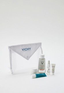 Набор для ухода за лицом Vichy "Эффективный уход и защита кожи", Мицеллярная вода 100 мл + 4 мини - продукта в подарок