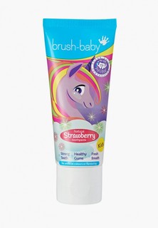 Зубная паста Brush-Baby Strawberry, 3+ лет, 50 мл