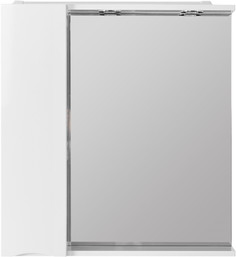 Зеркальный шкаф 70x75 см Bianco Lucido BelBagno Marino MARINO-SPC-700/750-1A-BL-P-L