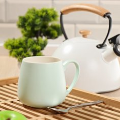 Кружка керамика, 450 мл, Сиенна, Daniks, HMA2-1, мятная