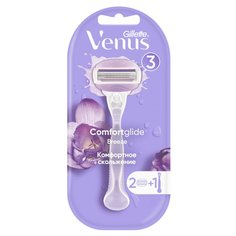 Станок для бритья Venus, ComfortGlide Breeze, женский, 3 лезвия, 2 сменные кассеты, 0050001341