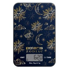 Весы кухонные электронные, Polaris, PKS 0759DG, 7 кг, рисунок, 019995